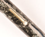 Conway Stewart 24 pen & pencil set in silver candystripe, Gold trim - Fine nib - Boxed