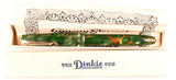 Conway Stewart 560 Dinkie in brown/gold veined green pearl marble, Gold trim - Medium nib - Boxed