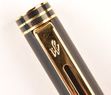 Waterman Exclusive Ballpoint in matt black, Gold trim