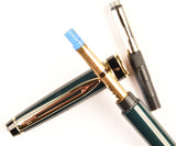 Waterman Expert ballpoint in armour green with gold trim