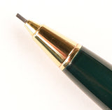Waterman Gentleman pencil in green laqué with gold trim, 0.7mm leads
