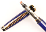 Waterman Expert pencil in ultramarine blue with gold trim