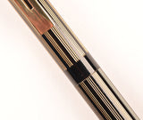 Sheaffer Targa ballpoint and pencil set in Regency Stripe design - 0.9mm leads - Boxed