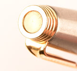 Parker 75 Flighter DL Ballpoint in brushed steel with Gold trim, USA