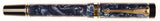 Parker Duofold Rollerball in blue marble, Gold trim