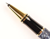 Parker Duofold Rollerball in blue marble, Gold trim