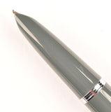 Parker 51 Classic pen & ballpoint set in grey, Steel cap - Medium nib - Boxed