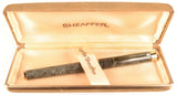 Sheaffer Targa 1028 in marble grey ronce, gold trim - Medium nib - Boxed