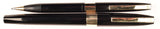Sheaffer Imperial Touchdown IV Pen & Pencil in black, Gold trim - Medium nib