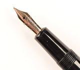 Parker Slimfold in black, Gold trim - Medium nib - Boxed