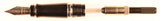 Waterman Expert in matt black, Chrome trim - Fine nib - Boxed