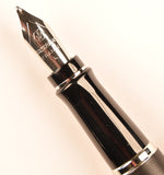 Waterman Expert in matt black, Chrome trim - Broad nib - Boxed