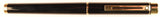 Sheaffer Targa in black laqué, Gold trim - Medium nib