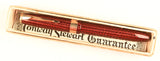 Conway Stewart 27 Lever Filler in red herringbone - Medium nib - Boxed