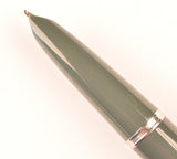 Parker 51 Classic in grey, Steel cap - Medium nib