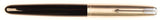 Parker 51 Classic in black, Steel cap - Medium nib