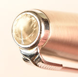 Parker 51 Classic in light burgundy, Steel cap - Medium nib
