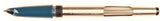 Parker 51 Classic in teal blue, Steel cap - Medium nib
