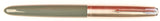 Parker 51 Classic in grey, Steel cap - Fine nib