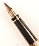 Parker 75 in gold plated barley design - #53 Broad Reverse Oblique nib