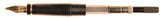 Parker 75 in gold plated barley design - #53 Broad Reverse Oblique nib