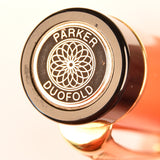 Parker Duofold Centennial in red, Gold trim - Fine nib - Boxed