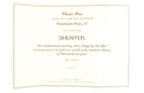 Sheaffer Targa CP1 Limited Edition in sterling silver, Boxed - Medium nib