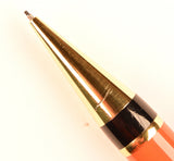 Parker Duofold pencil in red, c1990 - 0.7mm leads
