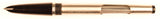 Parker 51 Custom in black, gold cap - Medium nib - Chalk Marks