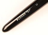 Parker 51 Classic in black, Steel cap - Medium nib - Chalk marks and boxed