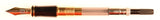 Parker Duofold International in blue marble - Medium nib