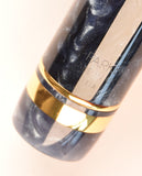Parker Duofold International in blue marble - Medium nib