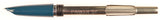 Parker 51 Custom in teal blue, gold cap - Fine/Medium nib