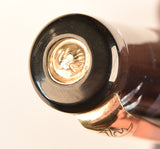 Mabie Todd Swan Leverless 1042 in blue pearl and black marble, Gold trim - Fine Semi-Flex nib