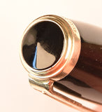 Parker Vacumatic Junior in transparent Crystal, Gold trim - Medium Semi-Flex nib