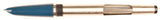 Parker 51 Classic in teal blue, Steel cap - Medium nib - Chalk marks