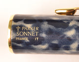 Parker Sonnet in Laqué Indigo - Medium nib