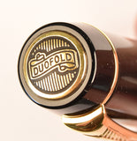Parker Duofold International in black, Gold trim - Medium nib