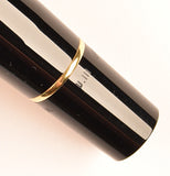 Parker Duofold International in black, Gold trim - Medium nib