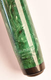 Waterman Patrician in emerald green c1929, Gold trim - Broad Stub/Italic nib