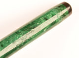 Waterman Patrician in emerald green c1929, Gold trim - Broad Stub/Italic nib