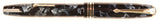 Conway Stewart 58 Duro in blue pearl and black marble, Gold trim - Medium nib