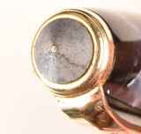 Conway Stewart 58 Duro in blue pearl and black marble, Gold trim - Medium nib