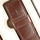 Parker Duofold Ballpoint in burgundy marble, 1991 - Boxed
