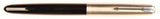 Parker 51 Classic in black, Steel cap - Broad nib