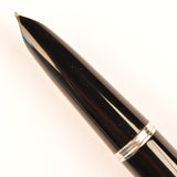 Parker 51 Classic in black, Steel cap - Broad nib