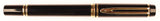 Waterman Man 100 in black, Gold trim - Medium nib