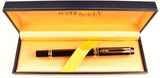 Waterman Man 100 in black, Gold trim - Medium nib