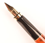Parker 75 Set in Jasper Red Quartz laqué, Gold trim - Medium nib
