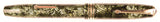 Conway Stewart 58 Duro in green candystripe, Gold trim - Stub nib